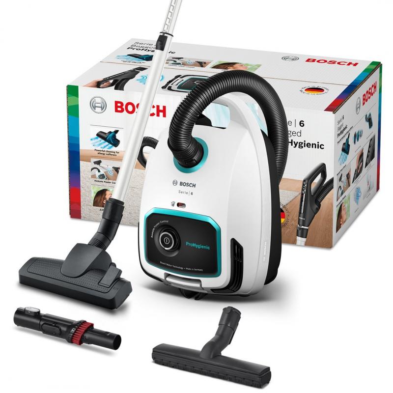 Bosch Serie 6 BGL6HYG1 aspiradora Aspiradora cilíndrica Secar 600 W Bolsa para el polvo