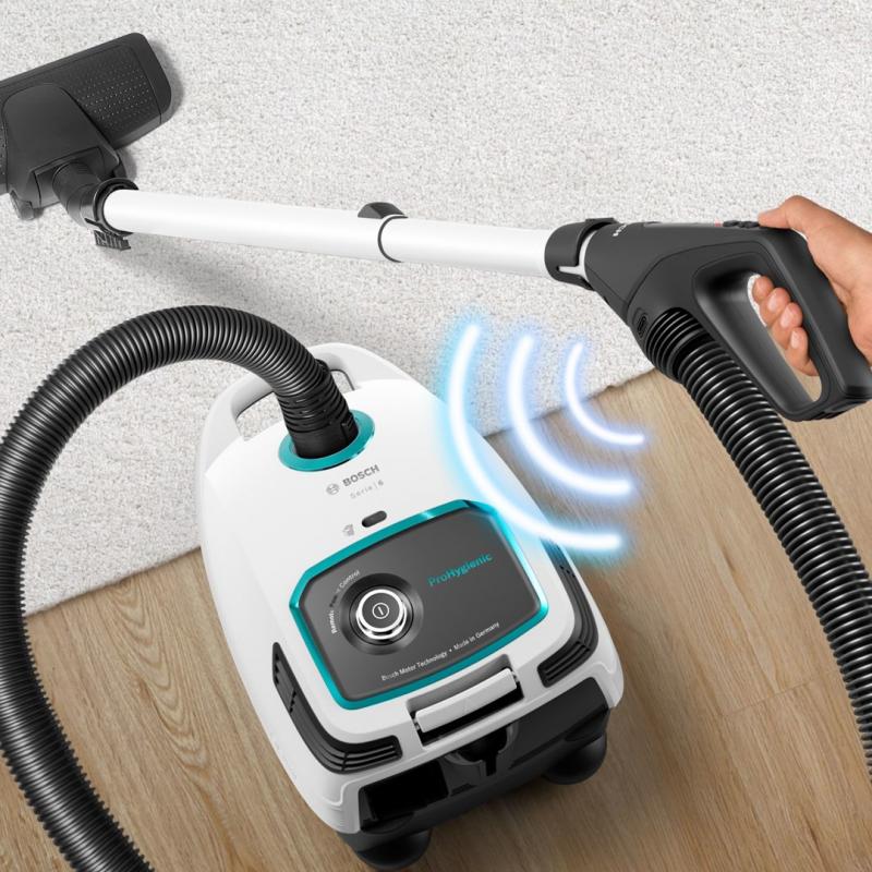 Bosch Serie 6 BGL6HYG1 aspiradora Aspiradora cilíndrica Secar 600 W Bolsa para el polvo