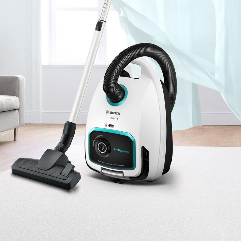 Bosch Serie 6 BGL6HYG1 aspiradora Aspiradora cilíndrica Secar 600 W Bolsa para el polvo