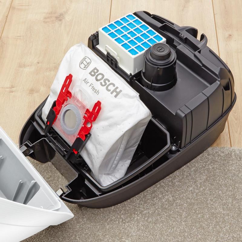 Bosch Serie 6 BGL6HYG1 aspiradora Aspiradora cilíndrica Secar 600 W Bolsa para el polvo