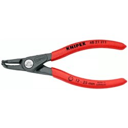 Precision Circlip alicate para circlips internos em orifícios de furo, comprimento 130 mm