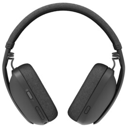 Cuffie wireless Logitech Zone Vibe, dimensioni standard, Bluetooth, USB-C tramite adattatore Bluetooth, colore grafite, certific