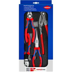Set Zange in einem Schaumstoffschale 4 Teile