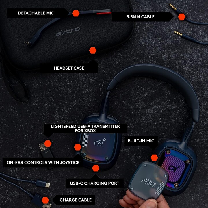 Logitech G Astro A30 Lightspeed Wireless Gaming Headset, blau