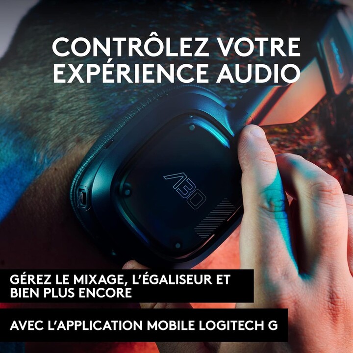 Logitech G Astro A30 LightSpeed ​​Wireless Gaming Headset, azul