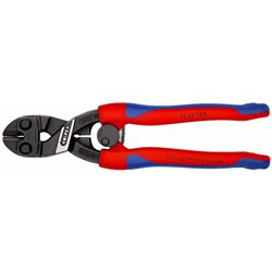 Cortapernos compactos KNIPEX CoBolt, longitud 200 mm, superficie lacada, fundas multicomponente
