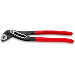 Alicates para bombas de agua KNIPEX Alligator, longitud 300 mm, superficie lacada, mangos recubiertos de plástico