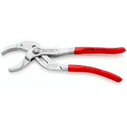 Knipex 8103250, Alicate de sifão e de ligação 250 mm, vermelho