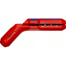 Knipex 16 95 02 SB, ErgoStrip Abisolierzange für Linkshänder, rot