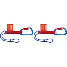 Knipex 00 50 06 T BK, Sistema de sujeción de seguridad, Rojo