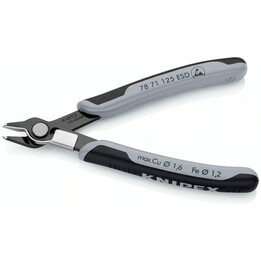 Supercuchillos electrónicos ESD, longitud 125 mm, superficie lacada, mangos multicomponente