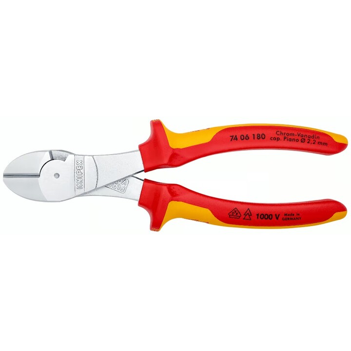 Knipex Side Cutter 180 mm, Red
