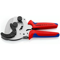 Cortatubos Para tubos compuestos y de plástico, Longitud 210 mm, Superficie cromada, Mangos multicomponente
