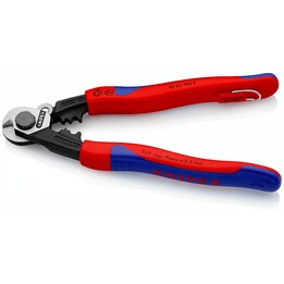 KNIPEX Schmiededrahtschneider, 190 mm, rot/blau