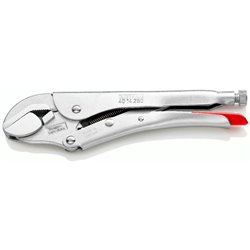 Universal Grip Pliers, Length 250 mm, Surface chrome-plated, without handle sleeves