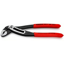 Pompe de pompe à eau de Knipex Alligator, longueur 180 mm, surface laquée, enduit en plastique