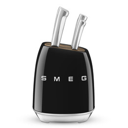 Bloc à couteaux Smeg style années 50 noir kbsf02bl