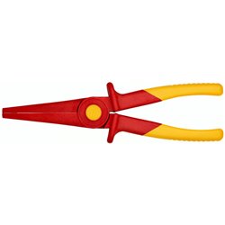 Pinze per naso a moviglie in plastica isolante, lunghezza 220 mm, impugnature multi-componente