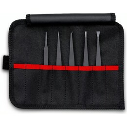 Juego de pinzas de plástico ESD, 5 piezas, longitud 90 mm