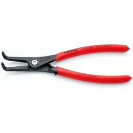 Knipex 49 41 A31, Pinze di precisione per anelli di sicurezza esterni 210 mm, rosso/blu