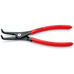 Alicates de precisión para anillos de retención externos en ejes, longitud 210 mm, superficie lacada