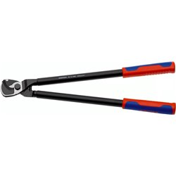 Tijeras para cables, longitud 500 mm, superficie lacada, mangos multicomponente