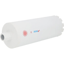 Dedra HW4152 Diamantbohrkrone 152x400 mm für professionelles Präzisionsbohren, Silber