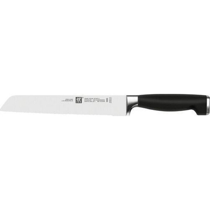 Zwilling TWIN Vier Sterne II Brotmesser 20 cm schwarz