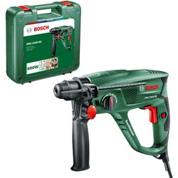 Martillo perforador eléctrico Bosch PBH 2500 RE 600W verde