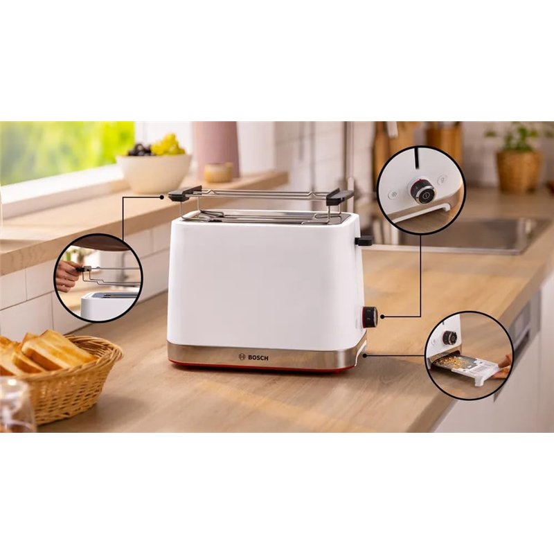 Tostadora Bosch Tat4M221, blanco