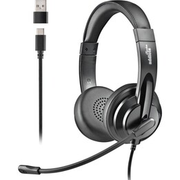 Auriculares NGS VOX605 USB/ con Micrófono/ USB/ Negros