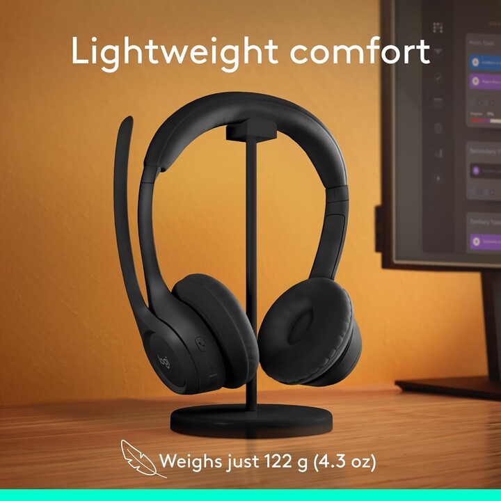 Logitech Zone 300 Auricolare Bluetooth wireless con microfono a cancellazione del rumore, nero