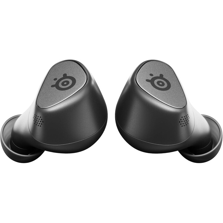 Streeseries arctis gamebuds, auricolari da gioco wireless, nero