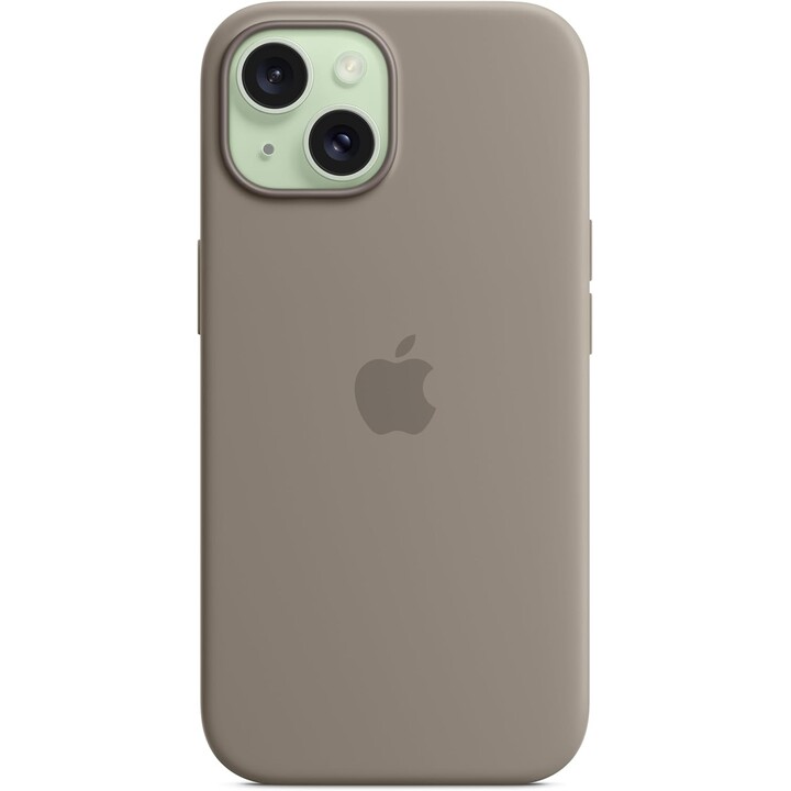 iPhone 15 Silicone Case with MagSafe - Clay