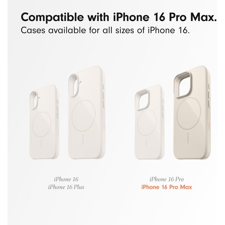 Étui Beats avec MagSafe pour iPhone 16 Pro Max – Pierre de lune