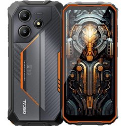 Oscal Marine 2, 8 GB + 256 GB, Dual-SIM, 11000 mAh (18 W), Android 15, Gemini AI, IP69K-Schutz, NFC, 6,56 HD, 90 Hz, Orange