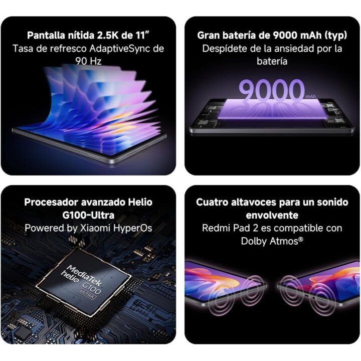 Xiaomi Redmi Pad 2 6GB 128GB 11" Wi-Fi Viola