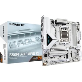 Placa base | GIGABYTE | AMD B850 | SAM5 | Micro-ATX | Memoria DDR5 | Ranuras de memoria: 4 | 1 PCI-Express 3.0 (4x) | 1 PCI-Expr