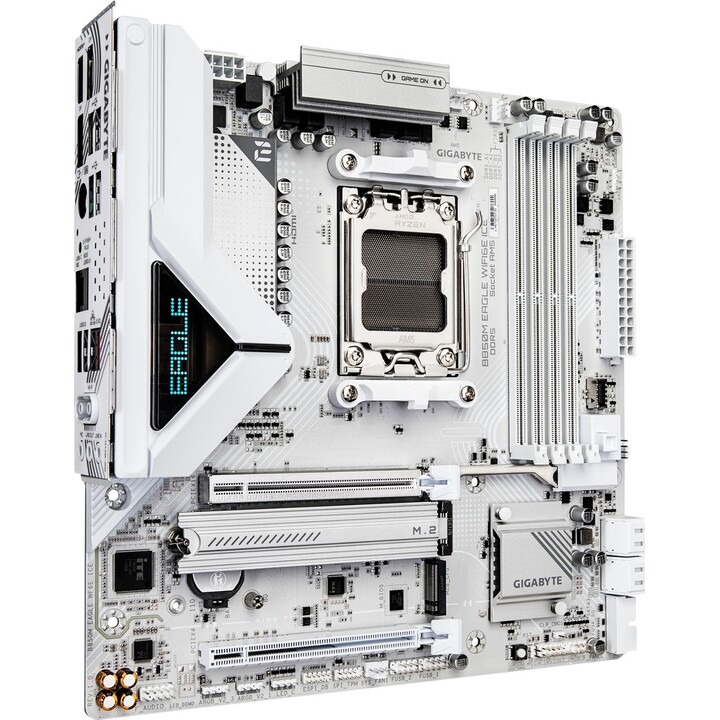 Placa base | GIGABYTE | AMD B850 | SAM5 | Micro-ATX | Memoria DDR5 | Ranuras de memoria: 4 | 1 PCI-Express 3.0 (4x) | 1 PCI-Expr