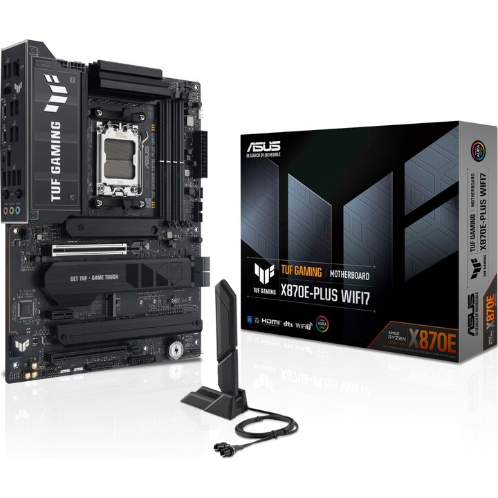 Carte mère | ASUS | AMD X870E | SAM5 | ATX | Mémoire DDR5 | 4 emplacements mémoire | 1 x PCI-Express 3.0 | 1 x PCI-Express 4.0 1