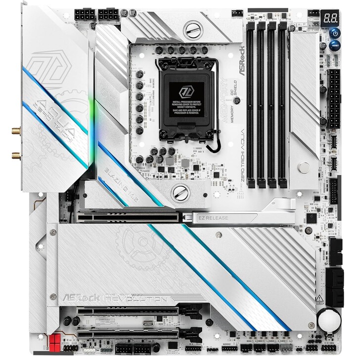 Asrock Z890 Taichi Aqua Eatx Motherboard für Intel LGA1851 CPUs