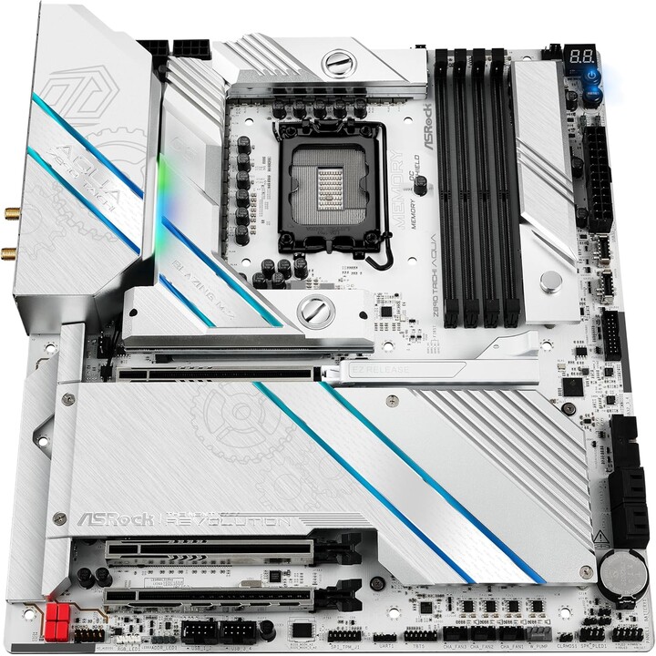 ASROCK Z890 Taichi Aqua Eatx Mother Board pour Intel LGA1851 CPUS