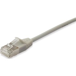 Cabo patch EQUIP Cat6A F/FTP 2xRJ45 15.00m bege Slim LSZH polybag