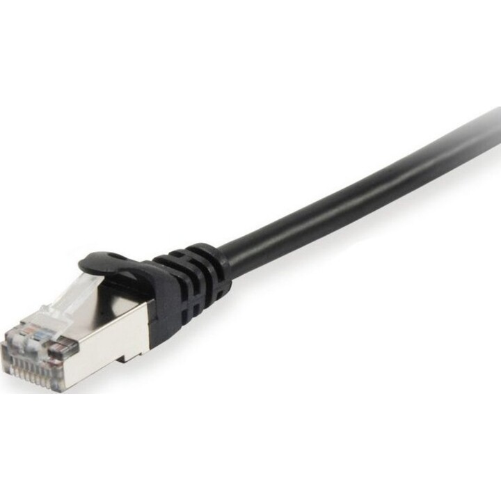 606111 Cavo patch EQUIP Cat6A S/FTP 2xRJ45 30,00 m nero LSZH polybag