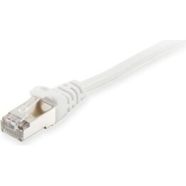 Cable de conexión EQUIP Cat6A S/FTP 2xRJ45 15,00 m blanco LSZH bolsa de polietileno