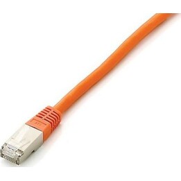 Cavo patch EQUIP Cat6A S/FTP 2xRJ45 15,00 m arancione Plat.LSZH polybag