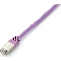 Cabo patch EQUIP Cat6A S/FTP 2xRJ45 15.00m lilás Plat.LSZH polybag