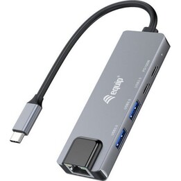 Equip Adapter USB-C -- RJ45 10/100/1000/2500 Mbit/s + USB 3.2