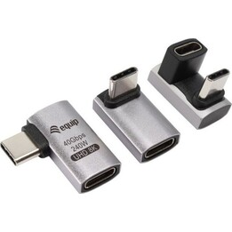 Adaptador USB 4.0 EQUIP: USB-C, 40 Gbps, 240 W de potencia, paquete de 3 g