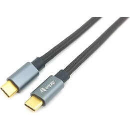 Cabo USB-C 3.2 de Alta Velocidade C Macho/Macho 1.00m 5A 4K/60Hz preto